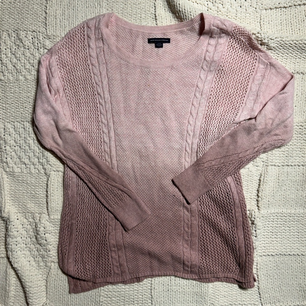 American Eagle Light Pink Sweater